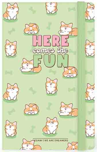 Notes CORGI linije 21x13cm 