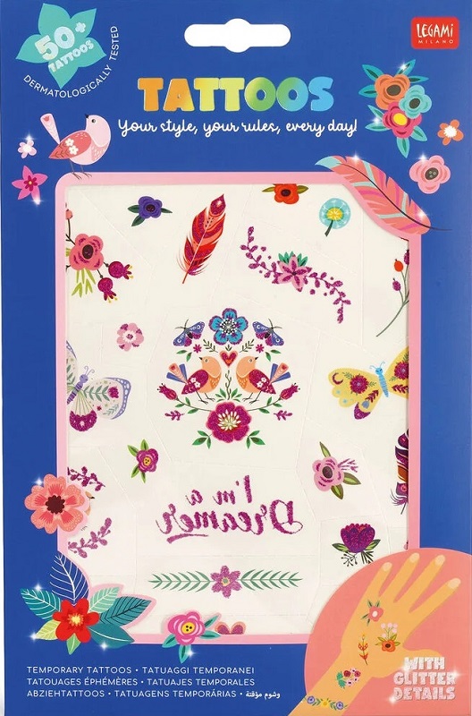 Set privremenih tetovaža CVEĆE 