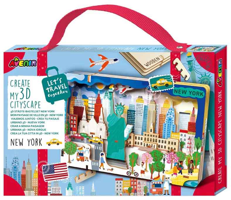 Kreativni set LET'S TRAVEL TOGETHER 3D NEW YORK 