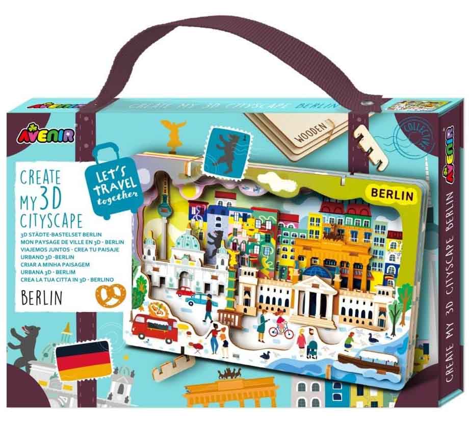Kreativni set LET'S TRAVEL TOGETHER 3D BERLIN 
