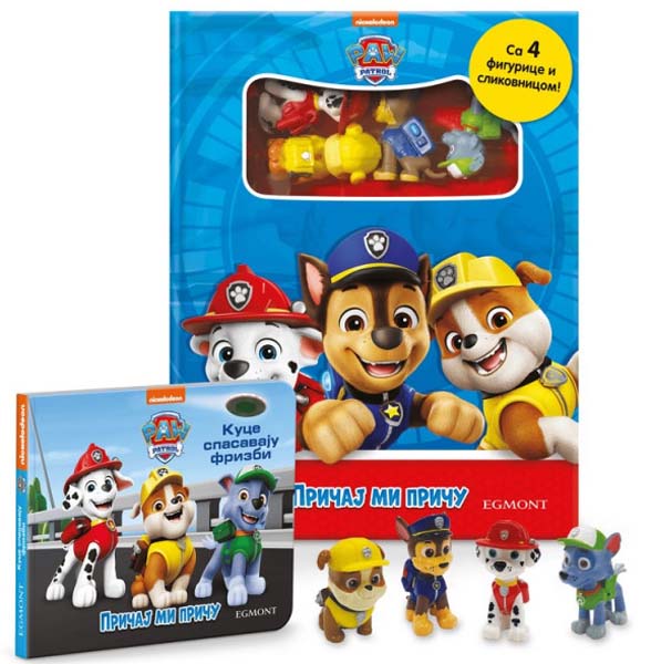 PAW PATROL PRICAJ MI PRICU (SA 4 FIGURICE I SLIKOVNICOM) 