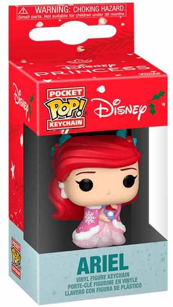 FUNKO POP! Privezak za ključeve PRINCESS HOLIDAY - ARIEL 