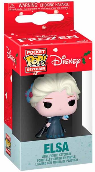 FUNKO POP! Privezak za ključeve PRINCESS HOLIDAY - ELSA 