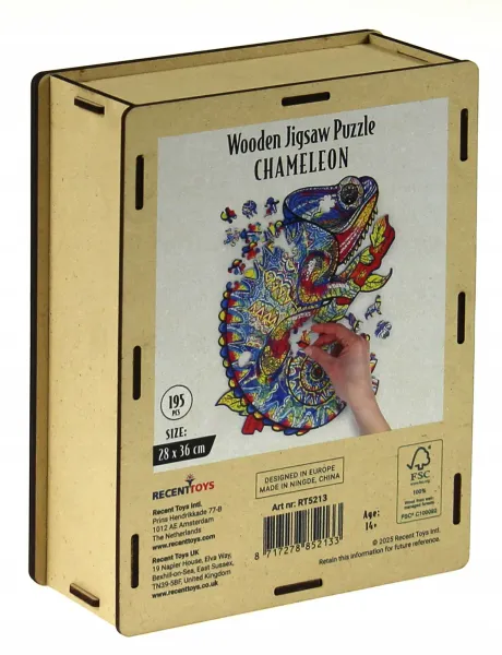 Drvene puzzle KAMELEON 195 delova 