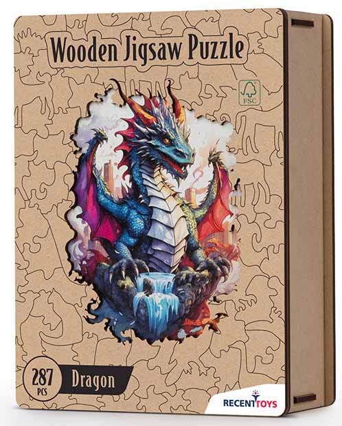 Drvene puzzle DRAGON 