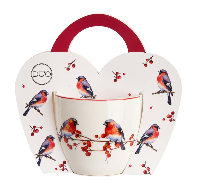 Porcelanska šolja 460ml NOVA GODINA Ptice 