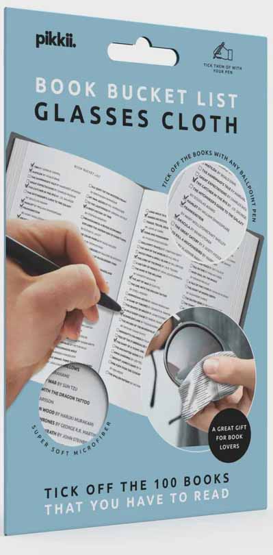 Krpica za stakla BOOK BUCKET LIST 