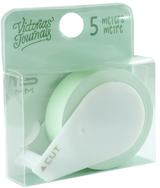 Papirna samolepljiva traka 15MM X 5M ZELENA 