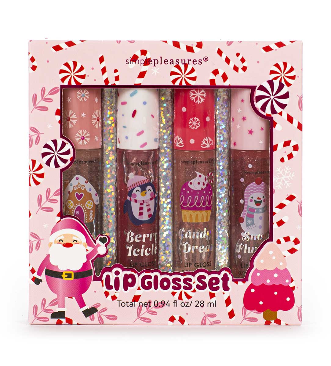 Sjaj za usne NOVA GODINA 4 kom 