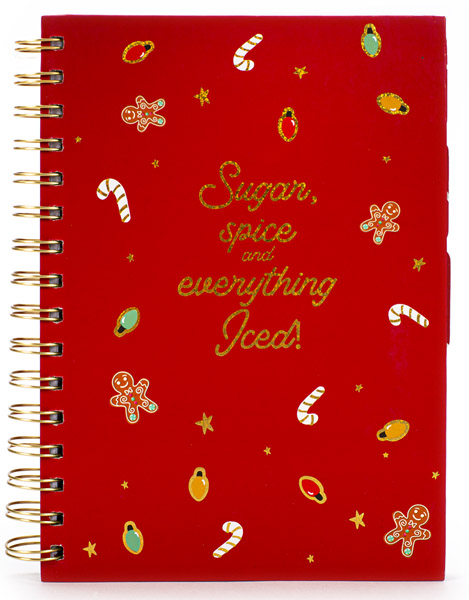 Novogodišnji notes SUGAR, SPICE AND EVERYTHING ICED 