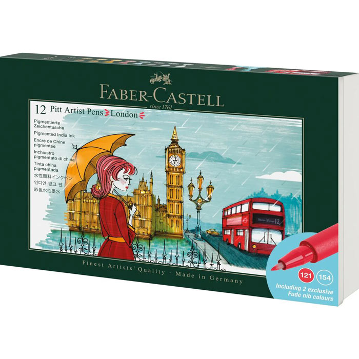 Pen brush flomasteri 1/12 FABER CASTEL Pariz 