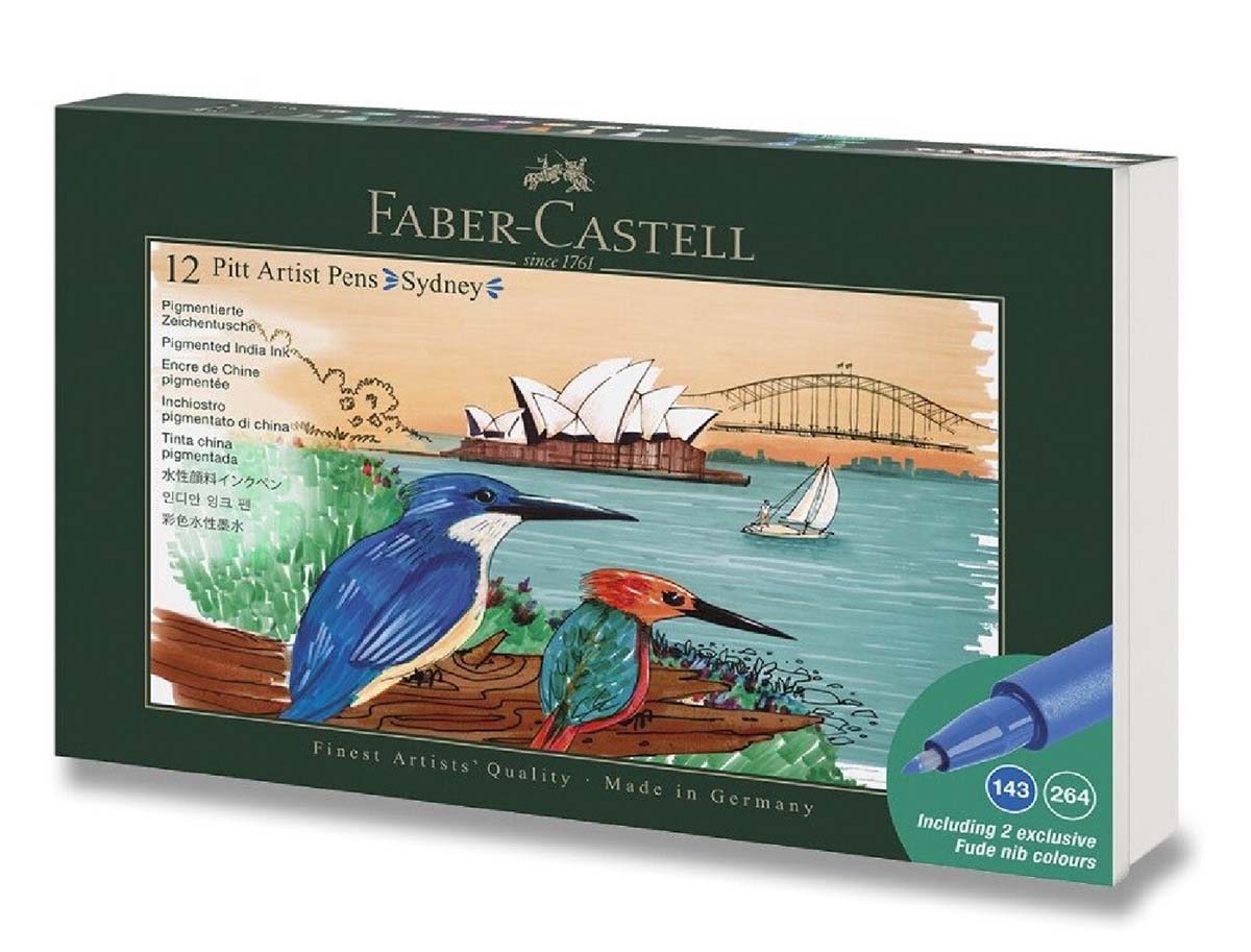 Pen brush flomasteri 1/12 FABER CASTEL Sydney 