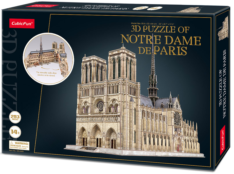 CUBIC FUN 3D puzzle NOTRE DAME DE PARIS 