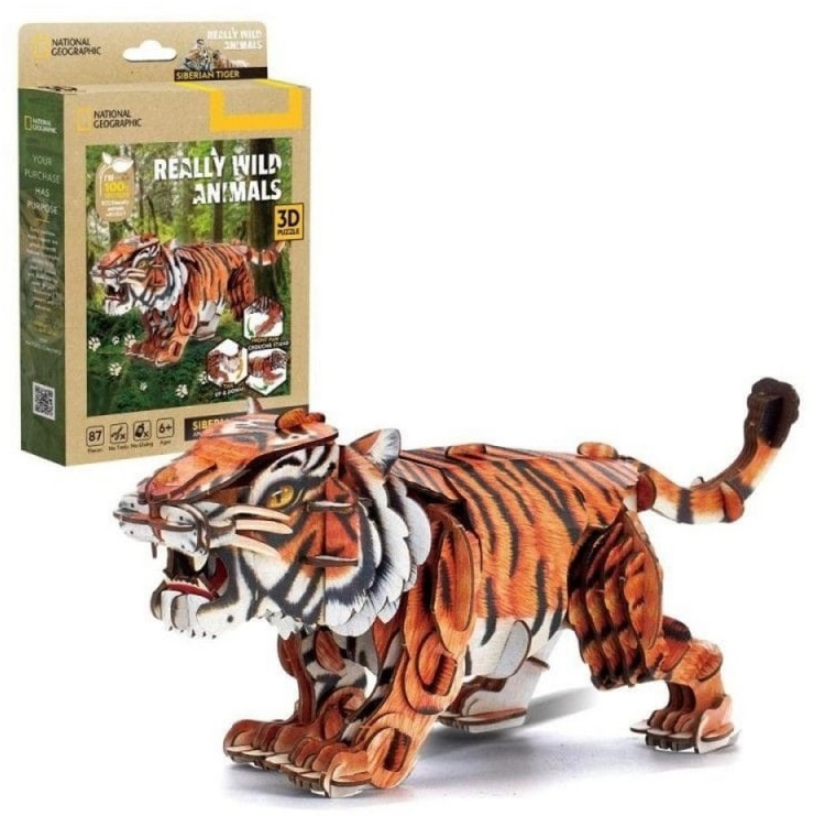 CUBIC FUN 3D puzzle SIBIRSKI TIGAR 
