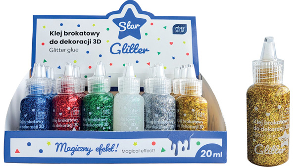 Lepak sa šljokicama STAR  20ml 