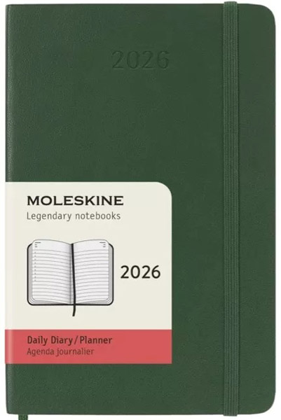 MOLESKINE Dnevni planer MP ZELENI 9 x 14 cm 