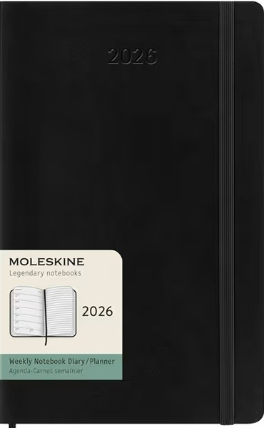 MOLESKINE nedeljni planer MP CRNI 