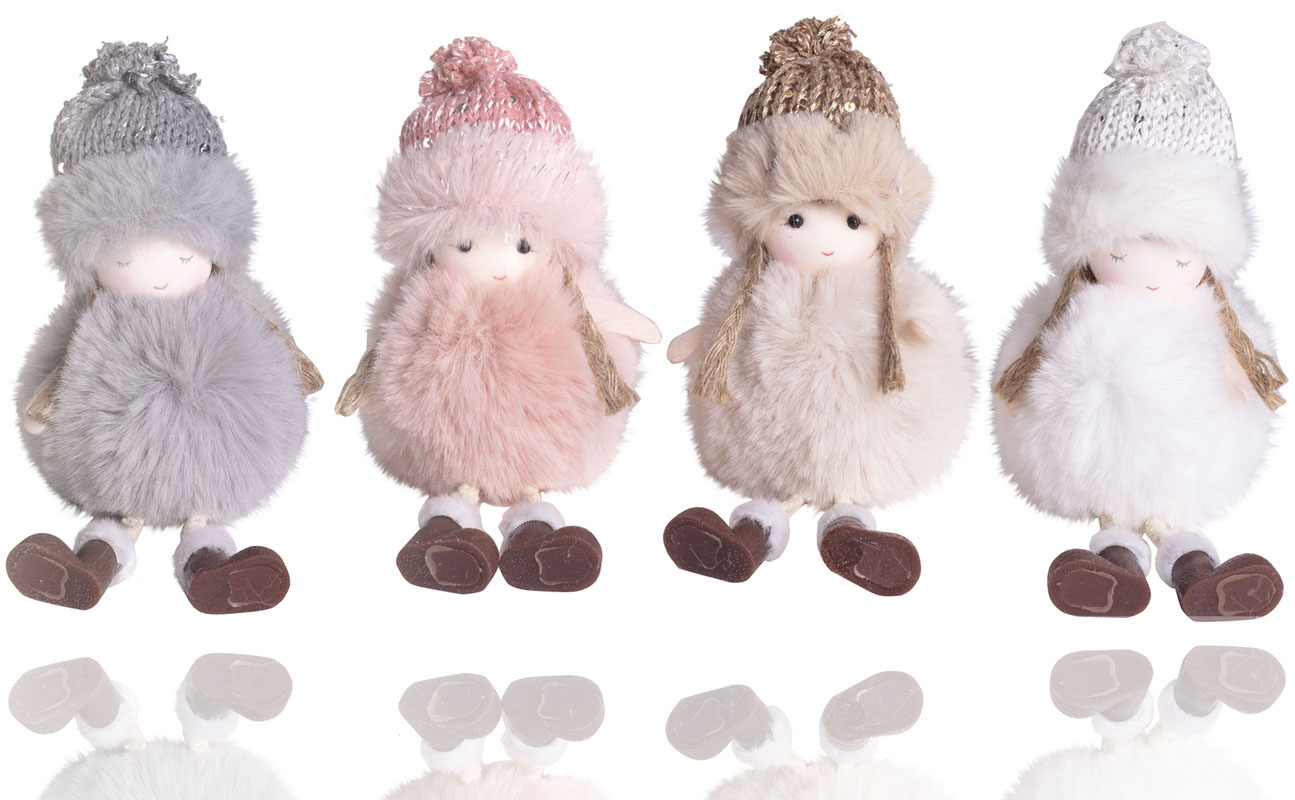 Novogodišnji ukras USNULA DEVOJČICA 17cm (Više vrsta) 