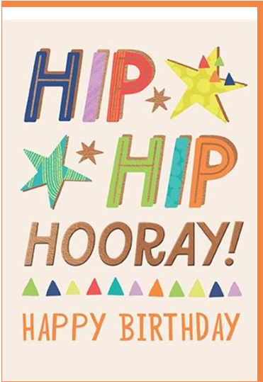 Rođendanska čestitka  HIP HIP HOORAY 