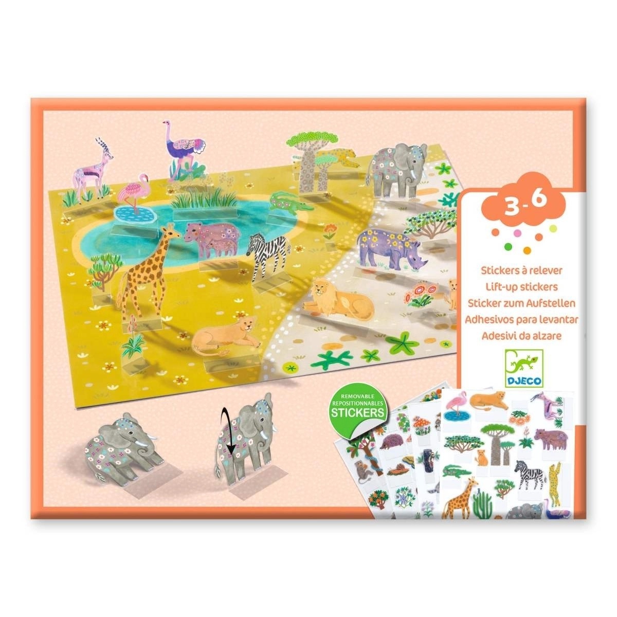 Igra sa nalepnicama SAFARI 