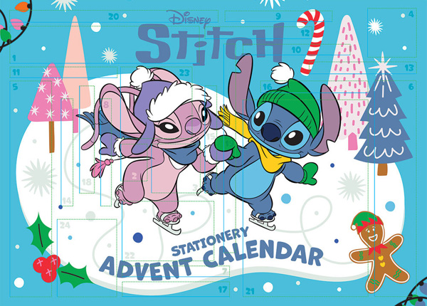 Advent kalendar - školski set LILO AND STITCH 