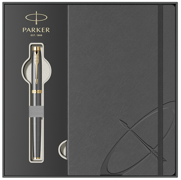 PARKET poklon set Royal Im Grey GT Roler + Notes 