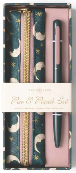 Poklon set olovka i futrola TEAL MOON 