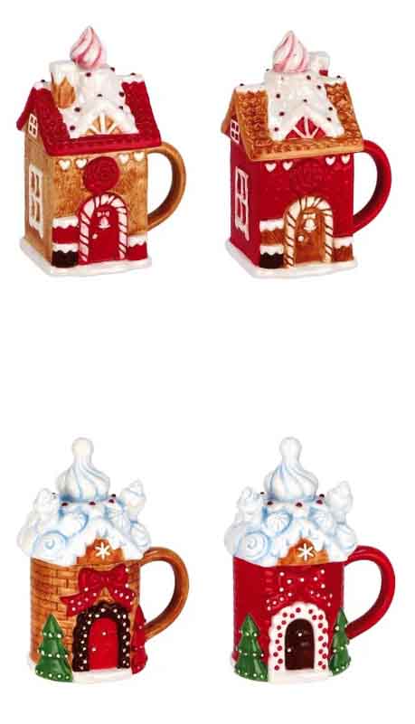 Keramička šolja sa poklopcem 400 ml 