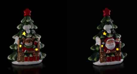 Keramička dekoracija NOVA GODINA 10x6x14cm 