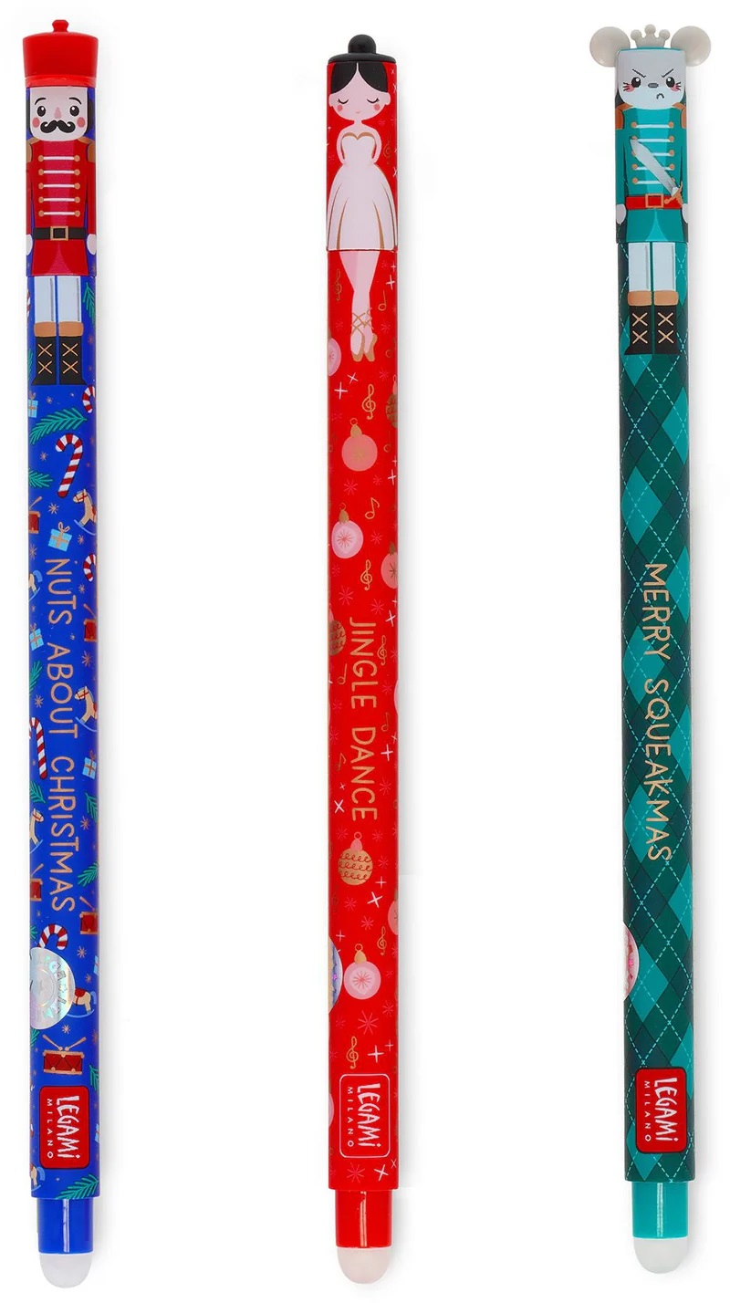 Set tri piši-briši hemijske olovke TRI VRSTE 