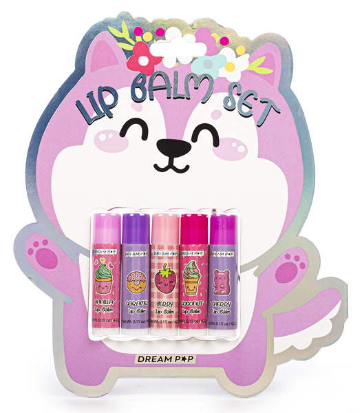 Set pet balzama za usne DREAMPOP KIDS 