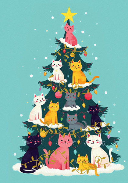 Novogodišnja čestitka JELKA OD MACA 