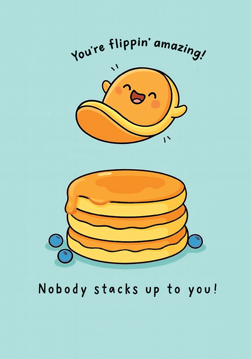 Čestitka YOU’RE FLIPPIN’ AMAZING 