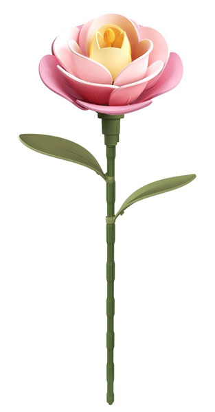 3D puzzle ROZE KAMELIJA 