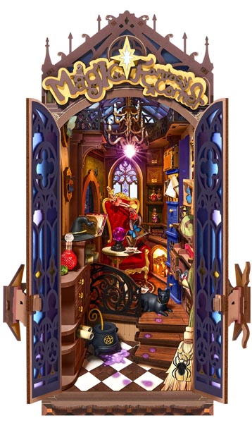 3D puzzle MAGIČNI ĆOŠAK book nook 