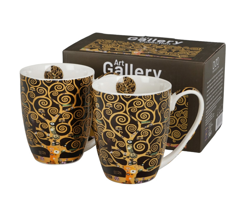 Set dve šolje 360 ml KLIMT Tree of life 