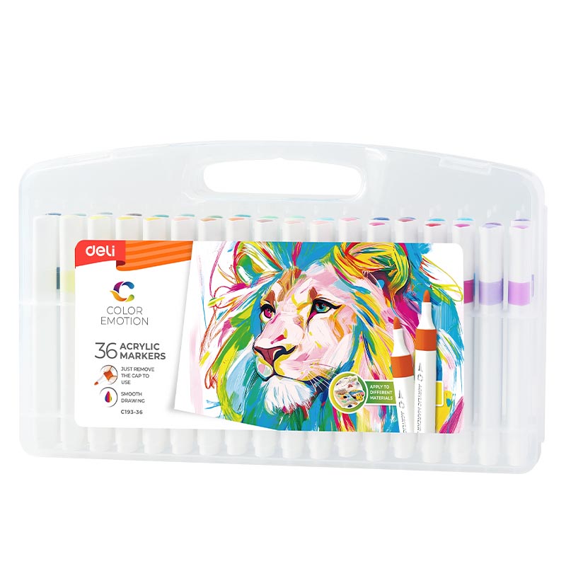 Set akrilnih markera DELI 1/36 