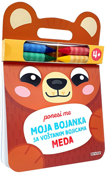 PONESI ME. MOJA BOJANKA SA VOŠTANIM BOJAMA - MEDA 