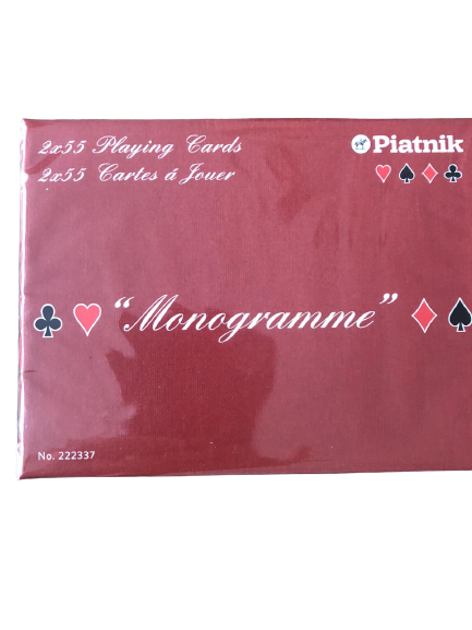 PIATNIK KARTE-MONOGRAM DE LUXE 