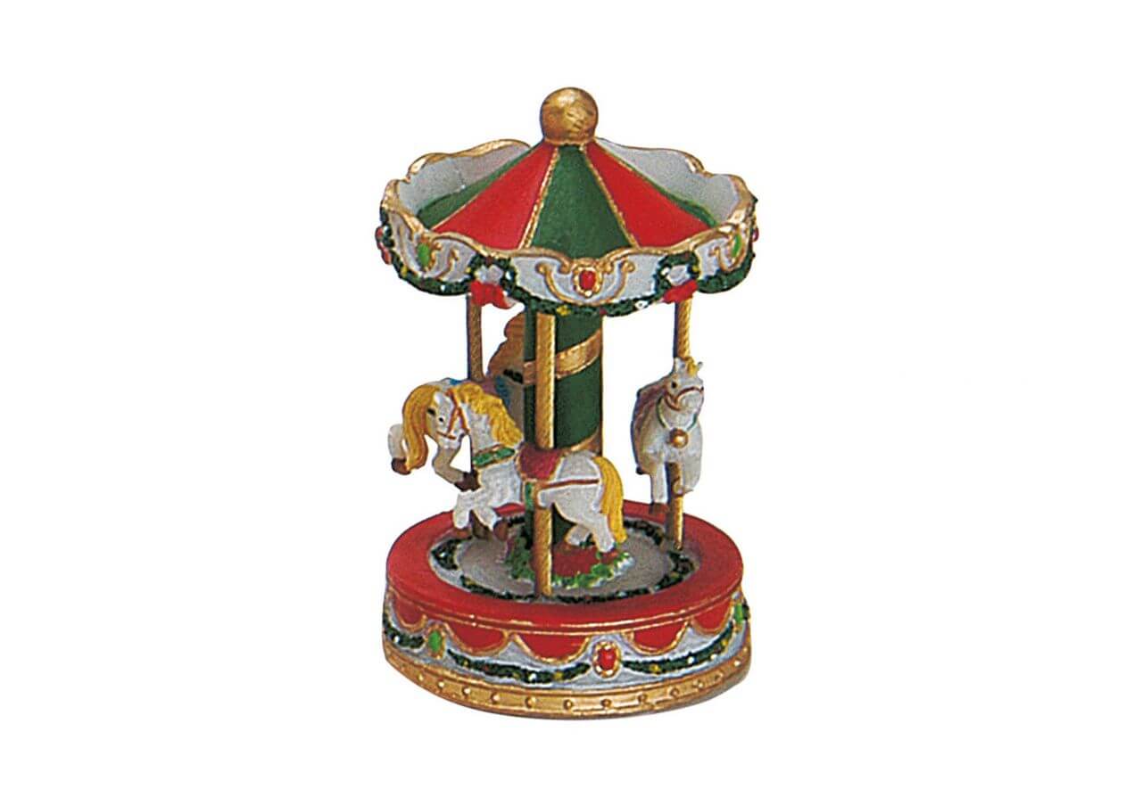 DECORATION CAROUSEL POLY 10CM 