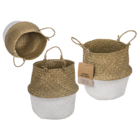 KORPA OD MORSKE TRAVE NATURAL BELA 20X17CM 
