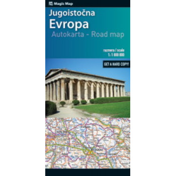 AUTO KARTA JUGOISTOČNE EVROPE 