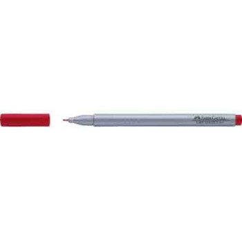 Flomaster FABER CASTELL permanent grip crveni 