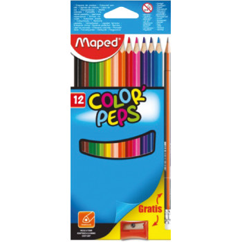 DRVENE BOJICE MAPED Color Peps zlatno/srebrna 