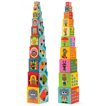 Kartonska igračka VOZILA KOCKE 