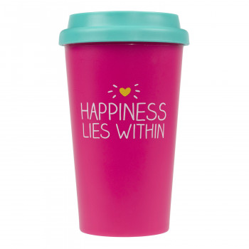 Putna šolja HAPPINESS 