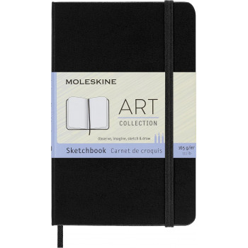 Notes ART MOLESKINE Sketchbook džepni, crni 