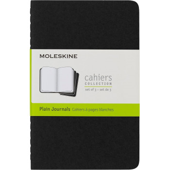 Set od 3 notesa 9x14cm MOLESKINE BLACK - 120 praznih listova 