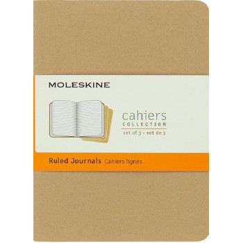 Planer A5 MOLESKINE Set od 3, džepni, braon 