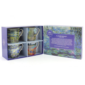MONET MUGS SET OF 4 